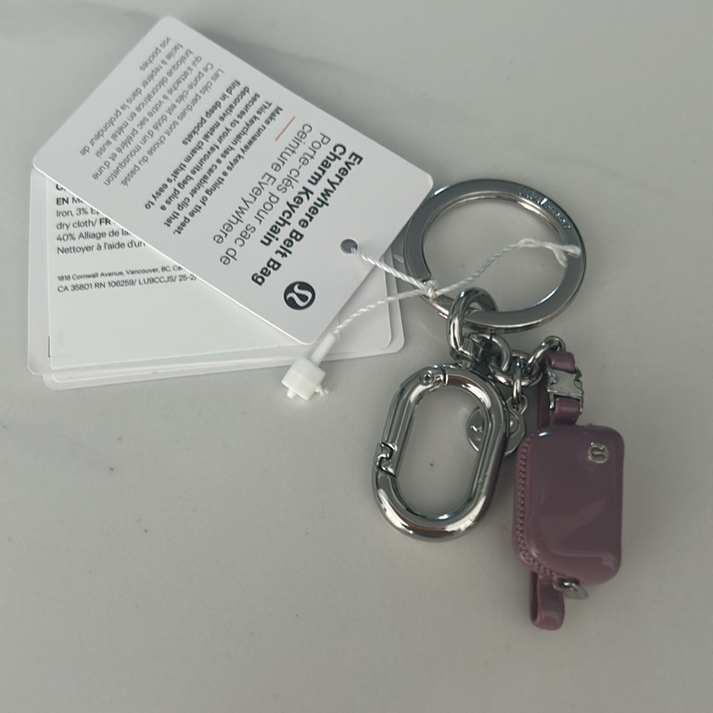 LULULEMON Purple Keychain Accessory - Picture 2 of 2